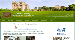 Desktop Screenshot of alingtonhouse.org.uk